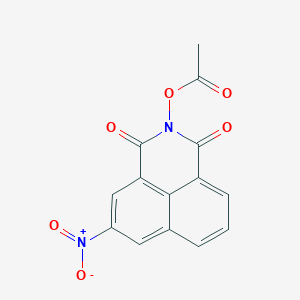 5-nitro-1,3-dioxo-1H-benzo[de]isoquinolin-2(3H)-yl acetate