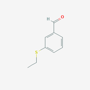 molecular formula C9H10OS B2802040 3-(Ethylsulfanyl)benzaldehyde CAS No. 87425-00-1