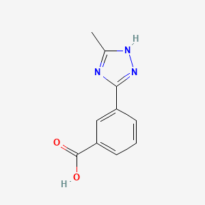 3-(5-methyl-1H-1,2,4-triazol-3-yl)benzoic acid
