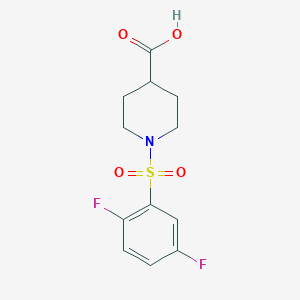 1-[(2,5-Difluorophenyl)sulfonyl]piperidine-4-carboxylic acid