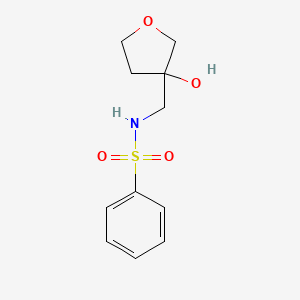 N-((3-hydroxytetrahydrofuran-3-yl)methyl)benzenesulfonamide