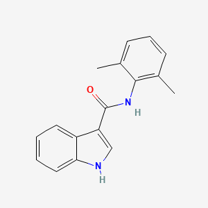 molecular formula C17H16N2O B2802159 N-(2,6-二甲基苯基)-1H-吲哚-3-甲酰胺 CAS No. 866132-50-5