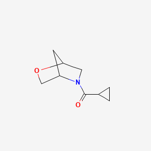 2-Oxa-5-azabicyclo[2.2.1]heptan-5-yl(cyclopropyl)methanone