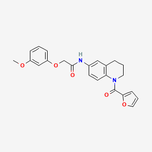 N-[1-(2-furoyl)-1,2,3,4-tetrahydroquinolin-6-yl]-2-(3-methoxyphenoxy)acetamide