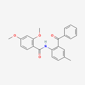 N-(2-benzoyl-4-methylphenyl)-2,4-dimethoxybenzamide