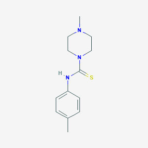 molecular formula C13H19N3S B280227 4-methyl-N-(4-methylphenyl)piperazine-1-carbothioamide 