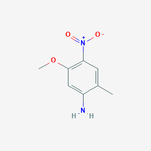 molecular formula C8H10N2O3 B028023 5-甲氧基-2-甲基-4-硝基苯胺 CAS No. 106579-00-4