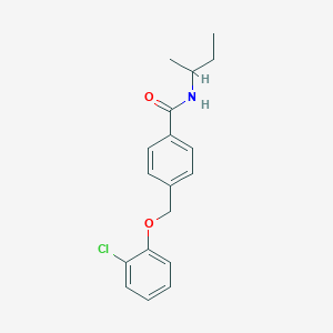 N-(sec-butyl)-4-[(2-chlorophenoxy)methyl]benzamide