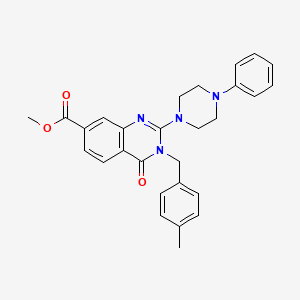 molecular formula C28H28N4O3 B2802304 2-(1-苄基-1H-吡咯-2-基)-N-(4-异丙基苯基)-2-氧代乙酰胺 CAS No. 1112410-32-8