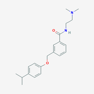 molecular formula C21H28N2O2 B280232 N-[2-(dimethylamino)ethyl]-3-[(4-isopropylphenoxy)methyl]benzamide 
