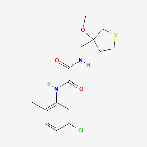 N1-(5-chloro-2-methylphenyl)-N2-((3-methoxytetrahydrothiophen-3-yl)methyl)oxalamide