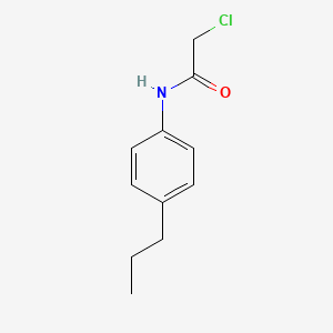 2-chloro-N-(4-propylphenyl)acetamide