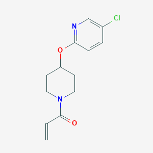 1-[4-(5-Chloropyridin-2-yl)oxypiperidin-1-yl]prop-2-en-1-one