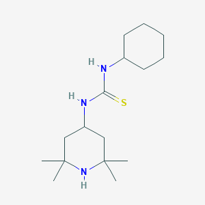 1-Cyclohexyl-3-(2,2,6,6-tetramethylpiperidin-4-yl)thiourea