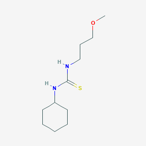 molecular formula C11H22N2OS B280239 1-Cyclohexyl-3-(3-methoxypropyl)thiourea 