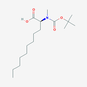 molecular formula C17H33NO4 B2802476 Boc-MeAund(2)-羟基 CAS No. 2389078-64-0