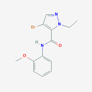 4-bromo-1-ethyl-N-(2-methoxyphenyl)-1H-pyrazole-5-carboxamide