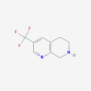 3-(Trifluoromethyl)-5,6,7,8-tetrahydro-1,7-naphthyridine
