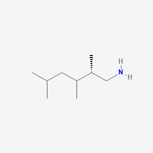 molecular formula C9H21N B2802516 (2S)-2,3,5-Trimethylhexan-1-amine CAS No. 2248215-22-5