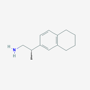 (2S)-2-(5,6,7,8-Tetrahydronaphthalen-2-yl)propan-1-amine
