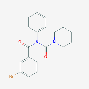B2802547 N-(3-bromobenzoyl)-N-phenylpiperidine-1-carboxamide CAS No. 941994-63-4