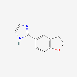 2-(2,3-dihydro-1-benzofuran-5-yl)-1H-imidazole