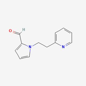 molecular formula C12H12N2O B2802611 1-[2-(2-pyridinyl)ethyl]-1H-pyrrole-2-carbaldehyde CAS No. 383135-73-7