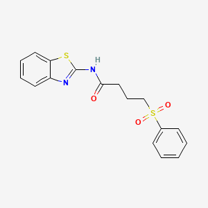 N-(benzo[d]thiazol-2-yl)-4-(phenylsulfonyl)butanamide
