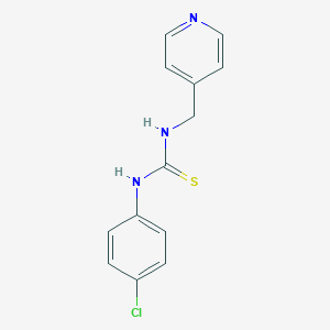 molecular formula C13H12ClN3S B280263 1-(4-Chlorophenyl)-3-(pyridin-4-ylmethyl)thiourea 