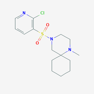 4-[(2-Chloropyridin-3-yl)sulfonyl]-1-methyl-1,4-diazaspiro[5.5]undecane