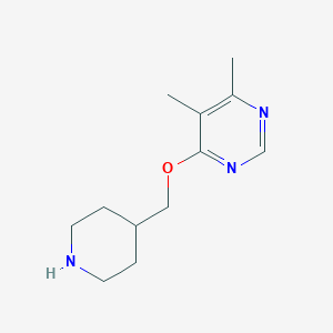 4,5-Dimethyl-6-(piperidin-4-ylmethoxy)pyrimidine