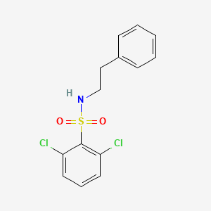 2,6-dichloro-N-(2-phenylethyl)benzenesulfonamide