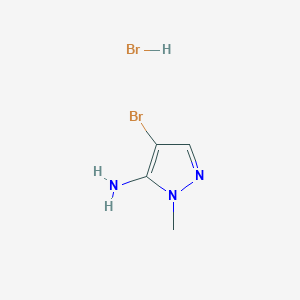 4-bromo-1-methyl-1H-pyrazol-5-amine hydrobromide