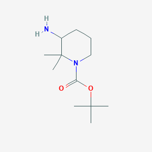 tert-Butyl 3-amino-2,2-dimethylpiperidine-1-carboxylate