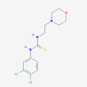 molecular formula C13H17Cl2N3OS B280266 N-(3,4-dichlorophenyl)-N'-[2-(4-morpholinyl)ethyl]thiourea 