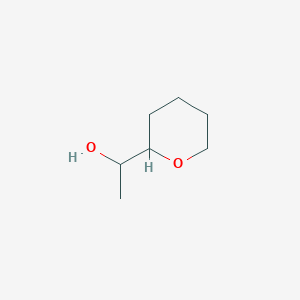 molecular formula C7H14O2 B2802671 1-(Oxan-2-yl)ethanol CAS No. 73504-80-0