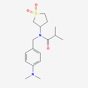 N-[4-(dimethylamino)benzyl]-N-(1,1-dioxidotetrahydrothiophen-3-yl)-2-methylpropanamide
