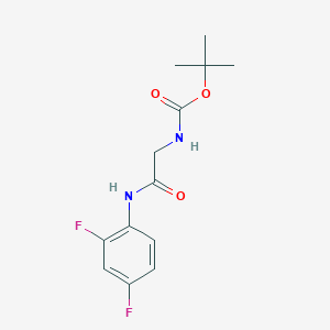 N-(tert-butoxycarbonyl)-N1-(2,4-difluorophenyl)glycinamide