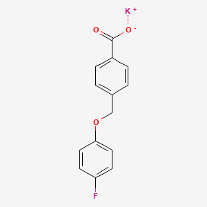 Potassium 4-[(4-fluorophenoxy)methyl]benzoate
