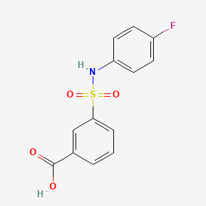 3-[(4-fluorophenyl)sulfamoyl]benzoic Acid