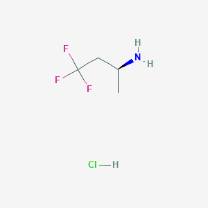 (2S)-4,4,4-trifluorobutan-2-amine;hydrochloride