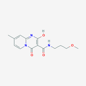 molecular formula C14H17N3O4 B2802730 2-羟基-N-(3-甲氧基丙基)-8-甲基-4-氧代-4H-吡啶[1,2-a]嘧啶-3-羧酰胺 CAS No. 899351-08-7