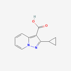 2-Cyclopropylpyrazolo[1,5-a]pyridine-3-carboxylic acid