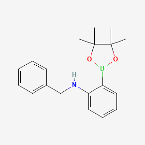 N-benzyl-2-(4,4,5,5-tetramethyl-1,3,2-dioxaborolan-2-yl)aniline