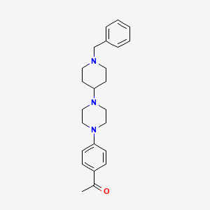 Piperazine, 1-(4-acetylphenyl)-4-(1-benzyl-4-piperidyl)-