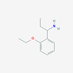 molecular formula C11H17NO B2802778 1-(2-Ethoxyphenyl)propan-1-amine CAS No. 473732-53-5