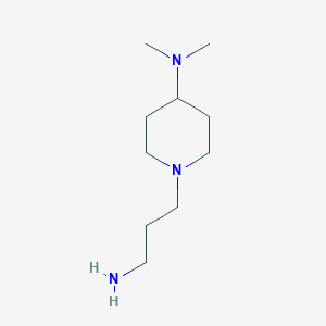 molecular formula C10H23N3 B2802795 1-(3-aminopropyl)-N,N-dimethylpiperidin-4-amine CAS No. 1156830-58-8