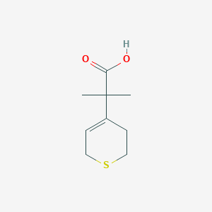 2-(3,6-Dihydro-2H-thiopyran-4-yl)-2-methylpropanoic acid