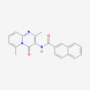 N-{2,6-dimethyl-4-oxo-4H-pyrido[1,2-a]pyrimidin-3-yl}naphthalene-2-carboxamide