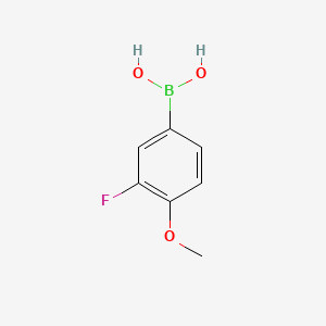 molecular formula C7H8BFO3 B2802828 3-Fluoro-4-methoxyphenylboronic acid CAS No. 149506-26-3; 149507-26-6